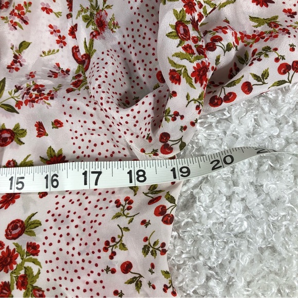 Zara NWT Floral Blouse Sz XS - Picture 7 of 10